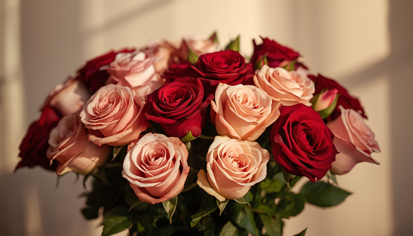 Classic Roses arrangement from Herbalmobility